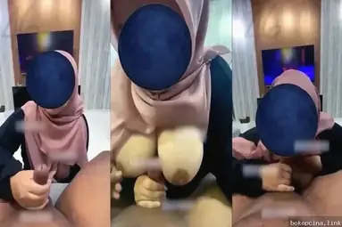 Binor Hijab Toge Yusrawati Sepong Kontol Sampe Ngocor