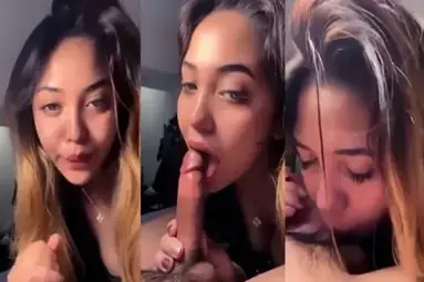 Chizzcake Indo Nyepong Kontol Gede Sampe Crot Mulut